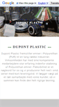 Mobile Screenshot of dupontplastic.dk